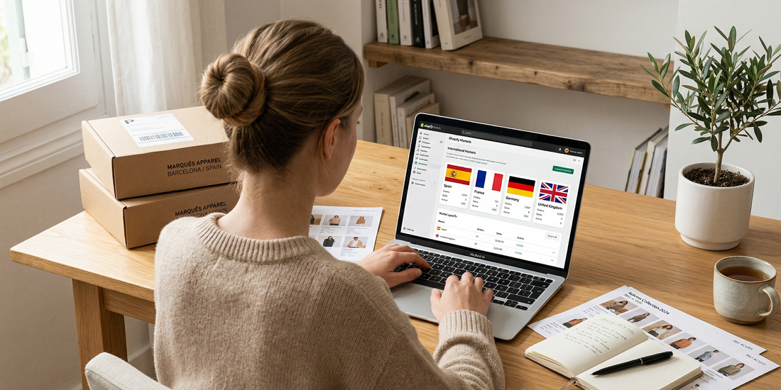 Cómo preparar tu tienda Shopify para vender en otros países antes de activar Markets